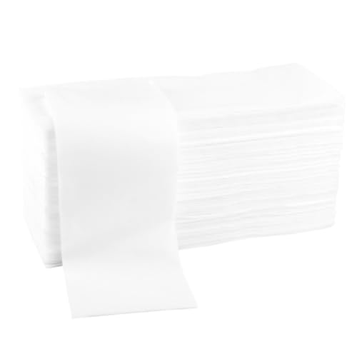 DECOMELODY 100 Stück Einweg Fußbad Handtuch Ölbeständig Saugfähig Reißfest für Gäste und Reisen Geeignet von DECOMELODY