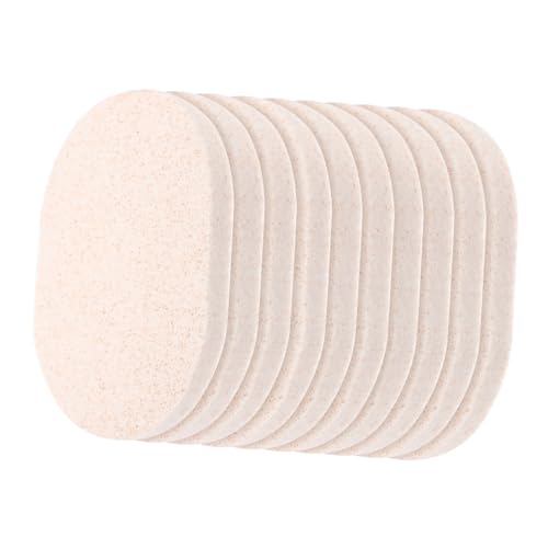 DECOMELODY 10stücke Gesichtsschwamm Für Peeling Wiederverwendbar Kompaktes Design Für Haushalt Und Reisen Mit Porenreinigungsfunktion Make-up Entferner Öl Und Schmutzabsorption von DECOMELODY