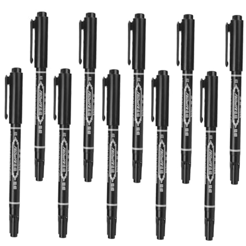 DECOMELODY 10stücke Microblading-augenbrauenstift Hautstift Augenbrauen-mapping-stift Haut-tätowierstift Tätowierungs-mapping-tool Einfacher Ölstift Augenbrauen-make-up-stift von DECOMELODY