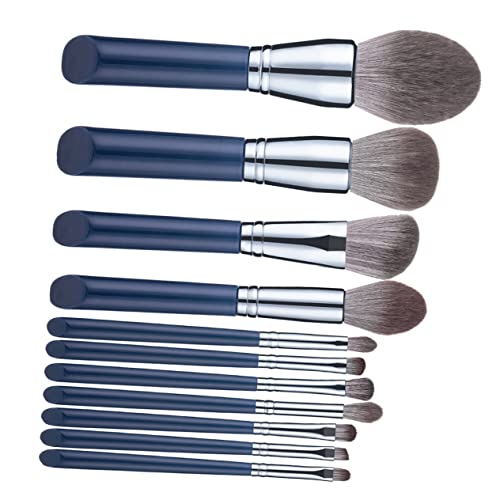 DECOMELODY 11 STÜCKE Teiliges Make Up Pinselset für Anfänger und Profis Weiche Kosmetikpinsel mit Glattem Griff Wiederverwendbar für Foundation Lidschatten Puder und Creme Einfach zu von DECOMELODY