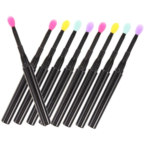 DECOMELODY 12 Stück Teiliges Lippenpinsel Silikon mit Abdeckung Vielseitige Make up pinsel für Lippenstift und Lidschatten Handlich und Einfach zu Verwenden für Frauen und Anfänger DECOMELODY 12 Stück Teiliges Lippenpinsel Silikon mit Abdeckung Vielseitige Make up pinsel für Lippenstift und Lidschatten Handlich und Einfach zu Verwenden für Frauen und Anfänger von DECOMELODY