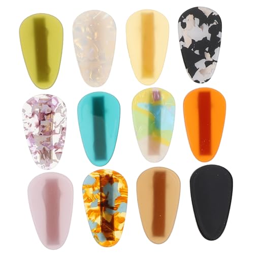 DECOMELODY 12stücke Kawaii Haarspangen Für Mädchen Acetat Duckbill Clips Verschiedenen Farben Für Haarschnitt Und Dekoration Für Teenager Und Kleine Mädchen von DECOMELODY