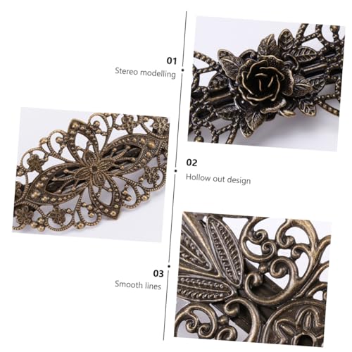 DECOMELODY 14 Stück Teiliges Vintage Haarklammern aus Langlebigem Metall Französische Haarspangen im Retro stil Geeignet für Dünnes und Dickes Haar Modische Haarschmuck Clips für Frauen und von DECOMELODY