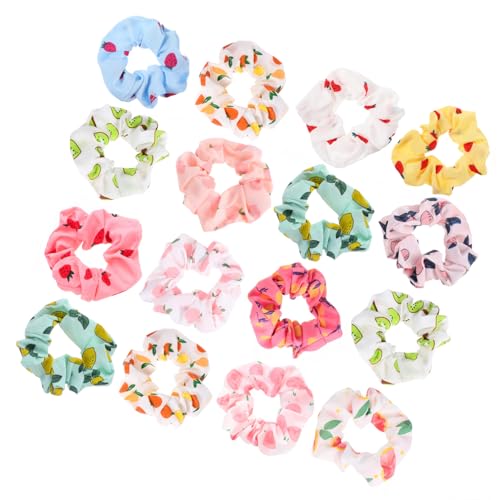 DECOMELODY 16 Stück Teiliges Haargummi mit Bunten Schonenden Ponytail Holders aus Elastische Zopfgummis für Mädchen Weich und Hautfreundlich für Täglichen Gebrauch und Festes Haarstyling von DECOMELODY