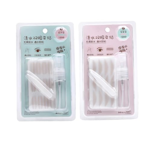 DECOMELODY 1Packung Doppelter Augenlidaufkleber Spurlos mit Unsichtbare Lace Eyelid Sticker für Natürlichen Make Up für Einfache Anwendung und Entfernung von DECOMELODY