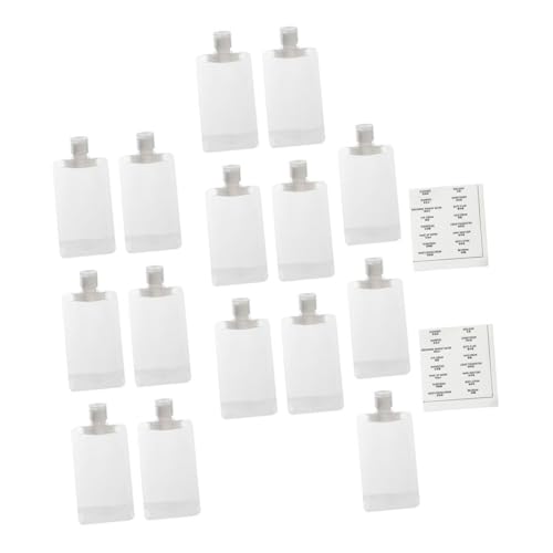 DECOMELODY Reise Kosmetikbeutel 17 Stück Auslaufsichere Lotionen und Shampoobeutel für Damen Tragbare Kosmetiktasche für Reisen Camping Geschäft DECOMELODY Reise Kosmetikbeutel 17 Stück Auslaufsichere Lotionen und Shampoobeutel für Damen Tragbare Kosmetiktasche für Reisen Camping Geschäft von DECOMELODY