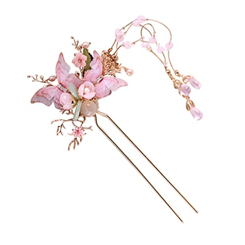 DECOMELODY Eleganter Retro-haarstab Essstäbchen Handgefertigte Blumenhaarnadel Schrittwellen-haarschmuck Für Hochzeit Party Cosplay DECOMELODY Eleganter Retro-haarstab Essstäbchen Handgefertigte Blumenhaarnadel Schrittwellen-haarschmuck Für Hochzeit Party Cosplay von DECOMELODY