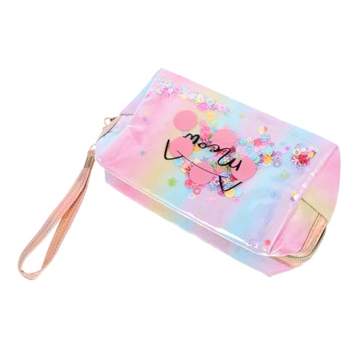 DECOMELODY 1stück Farbiger Kosmetikbeutel Wasserdichter Reise-Make-up Organizer Mit Reißverschluss Für Kosmetika Und Persönliche Gegenstände Vielseitige Tragetasche Für Damen Und von DECOMELODY