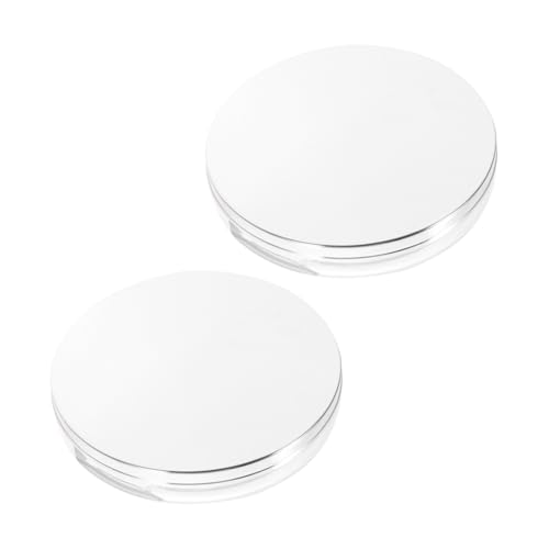 DECOMELODY 2 Sätze Kosmetik Puderbox Langlebige Kompakte Luftdichte Flip Design Lose Puderbehälter mit Elastischem Netz Tragbar Geeignet für Frauen für Zuhause und Salongebrauch von DECOMELODY