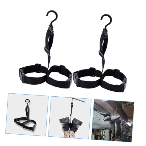 DECOMELODY 2 Sätze Verstellbare Anglerstiefel Aufhängung aus Robustem Polyester Multifunktionale Trockenhalterung für Outdoor Fishing Boots Platzsparendes Trockengestell für Wathosen und von DECOMELODY