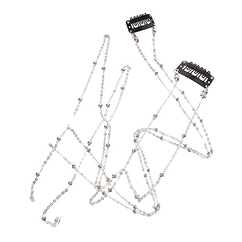 DECOMELODY 2stücke Haarketten Für Frauen Haarschmuck Für Zöpfe Dekorative Haarketten Haarschmuck Für Mädchen Für Zöpfe Accessoires Für Haare Für Frauen Für Haare Für Zopfschmuck Für von DECOMELODY