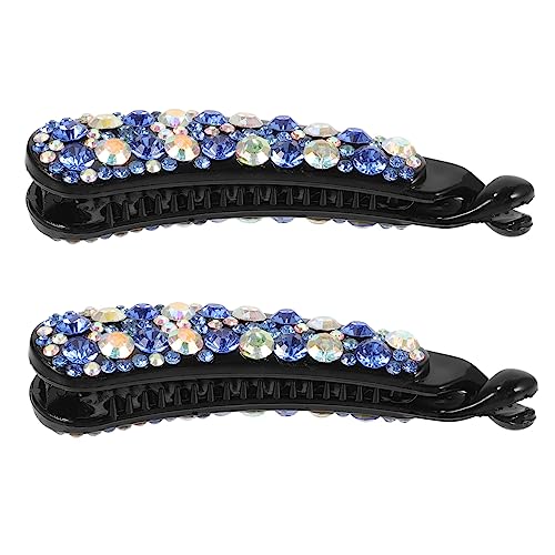 DECOMELODY 2 Stück Bananen Haarklammern für Dickes Haar Große Rutschfeste Haarspangen mit Modischem Design für Damen für Frisuren und von DECOMELODY