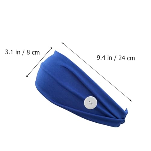 DECOMELODY 2 Stück Elastisches Damen Haarband mit Knopf Schweißabsorbierend Atmungsaktiv Dehnbar Sport stirnband für Fitness und Alltag Rutschfest Geeignet für Training und DECOMELODY 2 Stück Elastisches Damen Haarband mit Knopf Schweißabsorbierend Atmungsaktiv Dehnbar Sport stirnband für Fitness und Alltag Rutschfest Geeignet für Training und von DECOMELODY