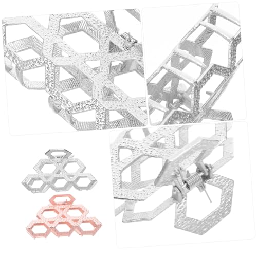 DECOMELODY 2stücke Metall Haarklammer Geometrisch Für Frauen Vintage Rutschfeste Haarklammern Zum Stylen Haarspangen Für Hochzeit Strand Party von DECOMELODY