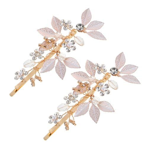 DECOMELODY 2 Stück Haarnadeln Kleider Gastgeschenke Haarspangen Party Rührdeckel Dressing Schmuck Accessoires Blusen Griff Für Partys Pinzette Schöpfkellenhalter von DECOMELODY