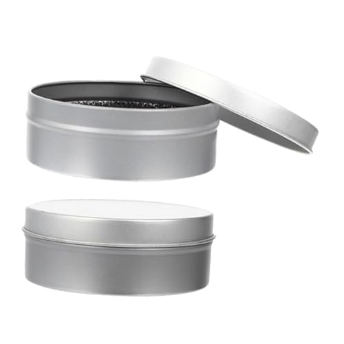 DECOMELODY 2 Stück Makeup Pinsel Reinigungsset mit Schwamm und Langlebiger Eisenbox Sanfte Gründliche Reinigung für Empfindliche Haut Vielseitig Nutzbar zur Make-up Pinselpflege und Kleinen von DECOMELODY