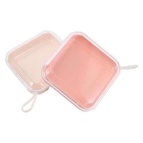 DECOMELODY 2 Stück Nagel Aufbewahrungsbox Transparent Mehrfachfächer Press Box Für Nägel Organizer Leichtes Design Für Zuhause Und Profi Nagelkünstler von DECOMELODY