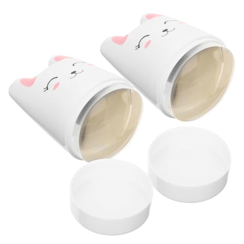 DECOMELODY 2 Stück Nagel Stempel Silikon Bunny Form mit Schaber Maniküre Stamping Tool für Nail Art Design Salon und Zuhause von DECOMELODY