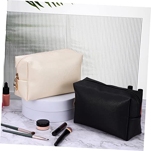 DECOMELODY 2 Stück PU Kosmetiktasche Große Reise Schminktasche mit Geräumigem Innenfach Leicht Flexibel Wasserabweisend mit Hochwertigem Reißverschluss als Kulturbeutel für Damen und Herren DECOMELODY 2 Stück PU Kosmetiktasche Große Reise Schminktasche mit Geräumigem Innenfach Leicht Flexibel Wasserabweisend mit Hochwertigem Reißverschluss als Kulturbeutel für Damen und Herren von DECOMELODY
