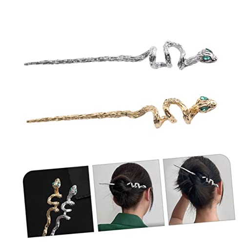 DECOMELODY 2 Stück Teiliges Metall Haarnadeln Schlangenform Haarschmuck Accessoires für Dickes und Langes Haar Leichtes Design für Damen Geeignet für Alltag und Besondere Anlässe DECOMELODY 2 Stück Teiliges Metall Haarnadeln Schlangenform Haarschmuck Accessoires für Dickes und Langes Haar Leichtes Design für Damen Geeignet für Alltag und Besondere Anlässe von DECOMELODY