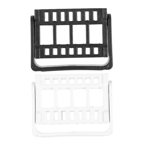 DECOMELODY 2 Stück Teiliges Nagelbohrer Bit Halter mit Löchern Kompakter Organizer für Nagelfräser Bits Stabiler und Leichter Aufbewahrungsständer für und Heimgebrauch von DECOMELODY