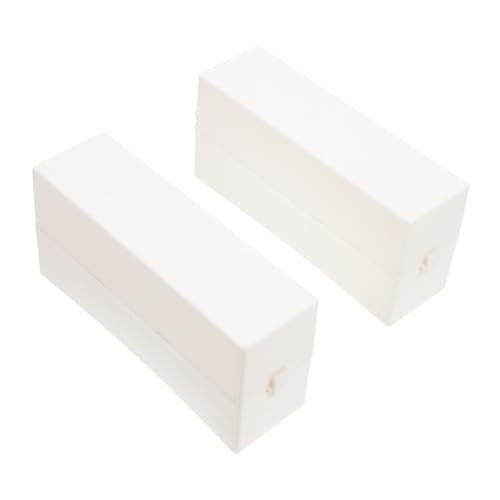 DECOMELODY 2 Stück Teiliges Nagelfräser Bits Aufbewahrungsbox mit Löchern Transparenter Organizer für Nagelfräser Schleifköpfe Staubdichter Nagelbohrer Halter für Professionelle Maniküre und von DECOMELODY