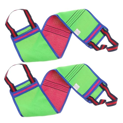 DECOMELODY 2 Stück Teiliges Peeling Badetuch mit Starker Reinigungskraft Dickes Körperreinigungstuch für Sanftes und Effektives Hautpeeling Doppelseitiges Waschhandtuch für Zufällige Farbe von DECOMELODY