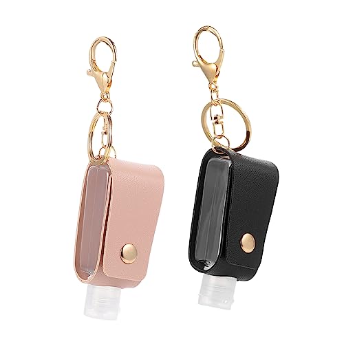 DECOMELODY 2 Stück Tragbarer Schlüsselanhänger Halter für Flasche Dekorativer Flaschenüberzug für für Reisen und Unterwegs Schwarz DECOMELODY 2 Stück Tragbarer Schlüsselanhänger Halter für Flasche Dekorativer Flaschenüberzug für für Reisen und Unterwegs Schwarz von DECOMELODY