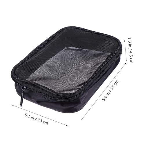 DECOMELODY 2 Stück Transparente Kosmetiktasche aus Netzgewebe Multifunktionale Toilettentasche für Reisen Praktischer Makeup Organizer Leicht und Kompakt für Damen und Alltag von DECOMELODY
