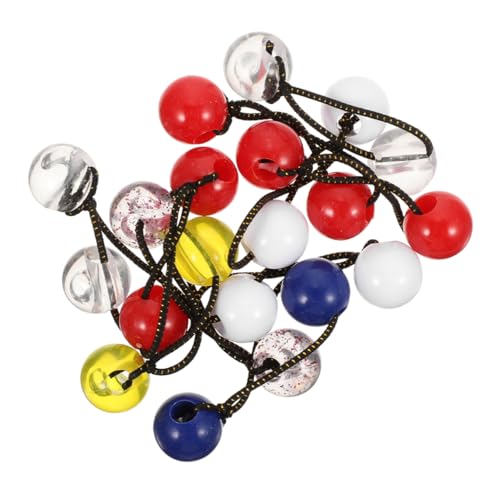 DECOMELODY 20 Stück Haargummis Elastische Haargummis mit Doppelball Design für Mädchen Bunte Haarbänder für Kreative Frisuren und Anlässe von DECOMELODY