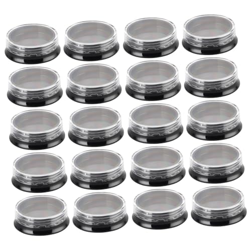 DECOMELODY 20 Stück Nagelkunst Aufbewahrungsboxen mit Fächern Leichter Maniküre Organizer Multifunktionale Kosmetik und Nageldesign Zubehörbox Praktisch für Reise und Zuhause von DECOMELODY