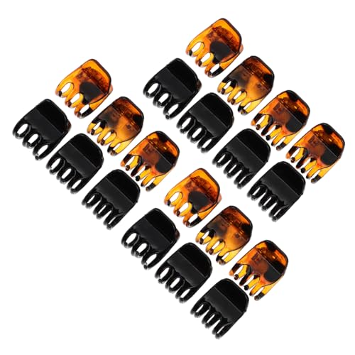 DECOMELODY 20 Stück Teiliges Acryl Haarspangen Klein und Robust Stilvolle Haarklammern für Mädchen Geeignet für Mittleres und Dickes Haar Fest Haltend Schont das Haar für Alltag und Sport von DECOMELODY