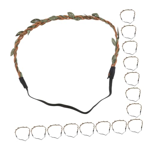 DECOMELODY 20 Stück Teiliges Geflochtene Haarkranz Materialien Natürliche Haarschmuck DIY Stirnband Zubehör für Party Boho Stil Handgefertigt Geeignet für Frauen und Mädchen von DECOMELODY