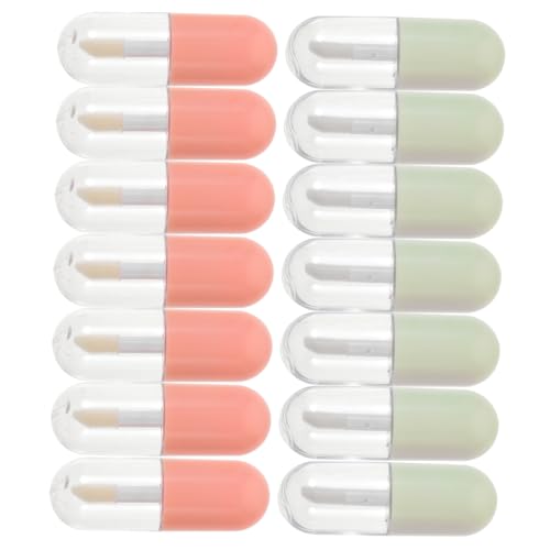 DECOMELODY 20 Stück Teiliges Leere Lipgloss Tuben Nachfüllbare Lippenbalsam Behälter mit Deckel Auslaufsicher Transparent Leicht und Kompakt für Reisen und Unterwegs Passend für Frauen und von DECOMELODY