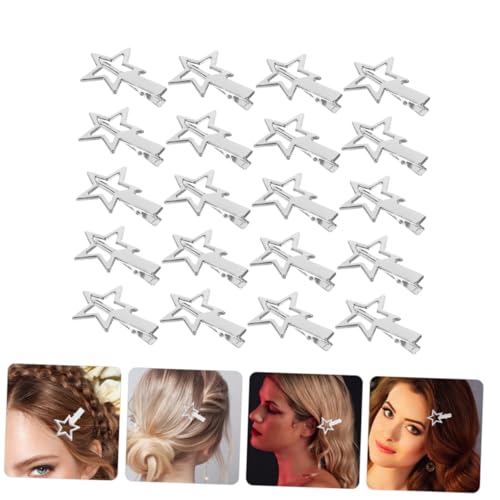 DECOMELODY 20 Stück Teiliges Metall Haarspangen Sternform Stabile Kleine Haarclips für Damen Modische Haarklammern für Strähnen Styling Silberfarbene Haarklammer Stern Einfach zu Verwenden DECOMELODY 20 Stück Teiliges Metall Haarspangen Sternform Stabile Kleine Haarclips für Damen Modische Haarklammern für Strähnen Styling Silberfarbene Haarklammer Stern Einfach zu Verwenden von DECOMELODY