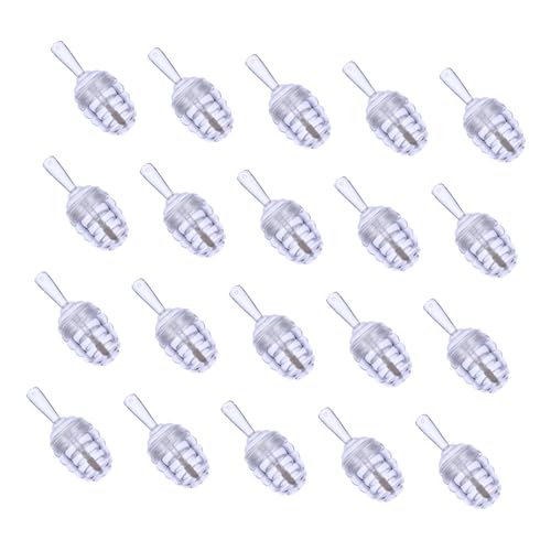 DECOMELODY 20 Stück Teiliges Transparente Lippenbalsam Tuben aus Langlebigem Kunststoff Wiederverwendbare DIY Lip Gloss Behälter und Leicht für Lip Oil Farbtöne und Lippenpflegeprodukte von DECOMELODY