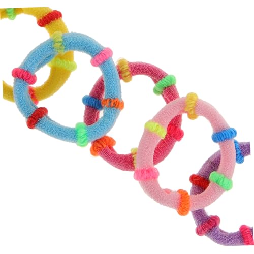 DECOMELODY 200 Stück Teiliges Haargummi für Mädchen Kleine Nahtlose Elastische Haarbänder in Bunten Farben Vielseitige Ponytail Holder für Dünnes und Dickes Haar Schonend und Formstabil von DECOMELODY