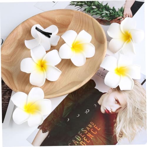 DECOMELODY 24 Stück Teiliges EVA Blumen Haarklammern Realistische Blüten Haarschmuck Damen Strand Party Reise Haarklammer Vielseitig Tragbar Langlebig von DECOMELODY