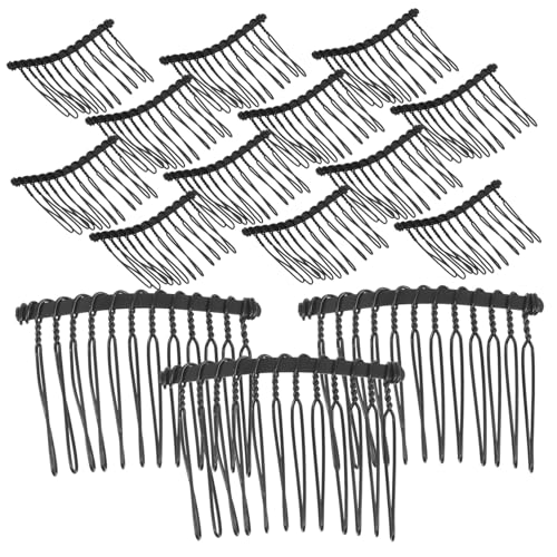 DECOMELODY 25 Stück Teiliges Metall Haarspangen für Langlebige Haarkämme für Brautfrisuren Vielseitige Haarschmuck Accessoires für Damen zur Hochzeit und Alltag von DECOMELODY