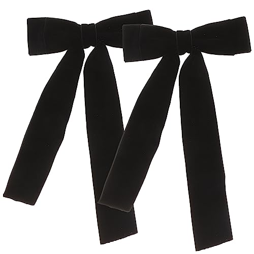 DECOMELODY 2stücke Haarspangen Clips Damen Groß Haarspange Mit Schleife Haarnadel Kopfschmuck Mit Schleife Für Frauen Langlebig Und Sicher Anwendung von DECOMELODY