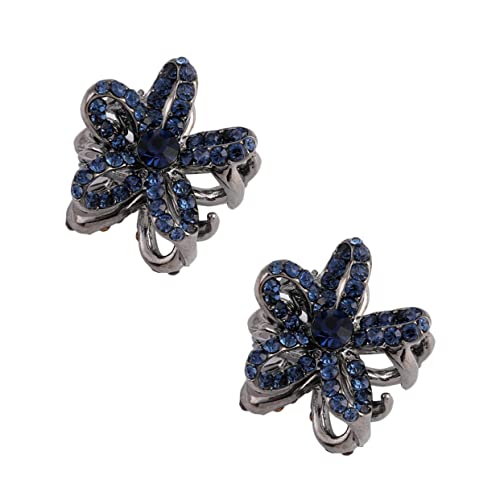 DECOMELODY 2stücke Mini Haarklammern Für Damen Blumen-haarspangen Für Verschiedene Frisuren Und Outfits Leicht Und Zu Haar Und Kopfhaut Als Für von DECOMELODY