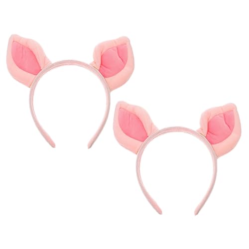 DECOMELODY 2stücke Pig Ears Haarreif Niedlicher Karneval Kopfschmuck Für Mädchen Und Teenager Für Cosplay Partys Und Feiertage Weich Und Bequem Für Festliche Anlässe von DECOMELODY