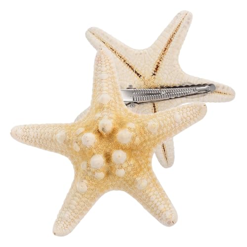 DECOMELODY 2stücke Seestern Haarspange Fünfzackiger Stern Haarnadel Strand Haarschmuck Für Frauen Mädchen Ca Handgefertigt von DECOMELODY