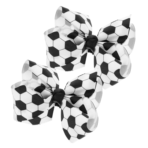 DECOMELODY 2stücke Fußball Haarspangen Mit Schleife Für Mädchen Sport Haarschmuck Für Junge Mädchen Haarspangen Für Party Und Alltag von DECOMELODY