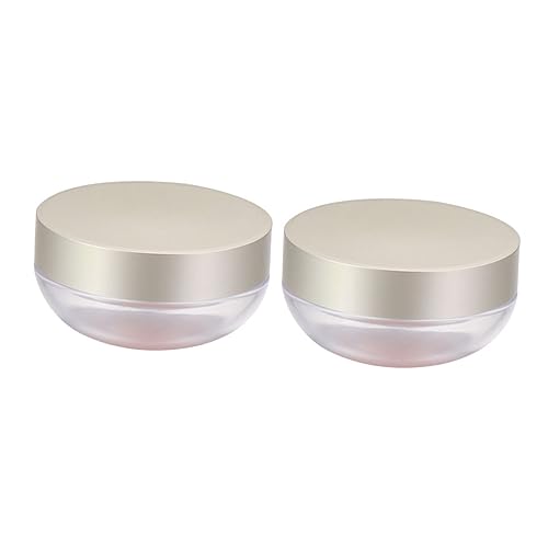 DECOMELODY 2stücke Teiliges Make-up Puderdose Kompakte Kunststoff-organizer Für Kosmetik Für Frauen Und Mädchen Für Reisen Und Täglichen Gebrauch Bpa-frei Geruchsneutral Und Hautfreundlich von DECOMELODY