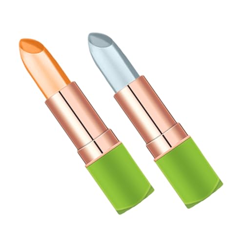 DECOMELODY 2stücke Temperaturverändernde Lippenfarbe Lip Gloss Feuchtigkeitsspendendes Langlebiges Make-up Für Strahlende Hydratisierte Lippen Natürliche Nude-farbe Kuss von DECOMELODY