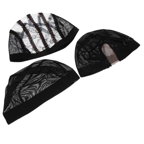 DECOMELODY 3 STÜCKE Teiliges U förmiges Haarnetz Elastisches Atmungsaktives Netzhaarnetz Vielseitig und Strapazierfähig Geeignet für Damen Bequemes Haarschutznetz für Täglichen Gebrauch von DECOMELODY