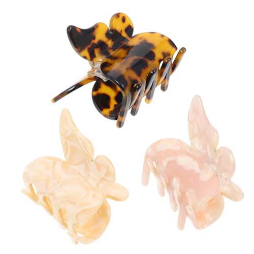 DECOMELODY 3 Stück Teiliges Geometrisches Haarschmuck aus Langlebigem Material Haarspangen für Damen Eleganter Look für Alltag und Outdoor für Pferdeschwanz und Verschiedene Zufällige Farbe von DECOMELODY