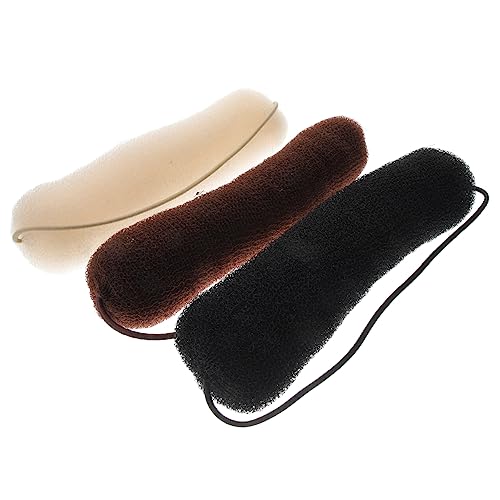 DECOMELODY 3 Stück Teiliges Haarknoten Donuts aus Elastischem Material Leicht und Bequem Einfache Anwendung für Frauen und Mädchen für Urlaub Party und Alltag Geeignet als von DECOMELODY