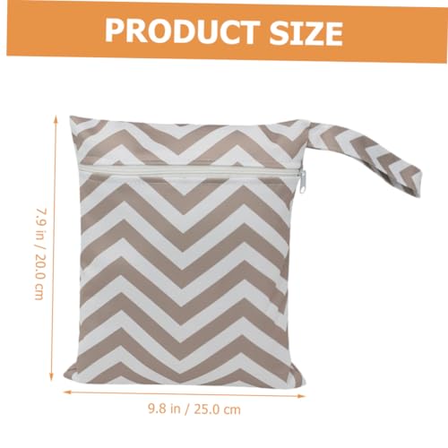 DECOMELODY 3 Stück Teiliges Mittelgroße Wickeltasche mit Reißverschluss Wiederverwendbar Multifunktional als Kosmetik Windeltasche Leicht Tragbar Robust für Neugeborene Pflege und von DECOMELODY